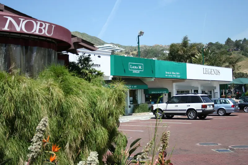 Malibu Country Mart & Lumber Yard shopping district in Los Angeles